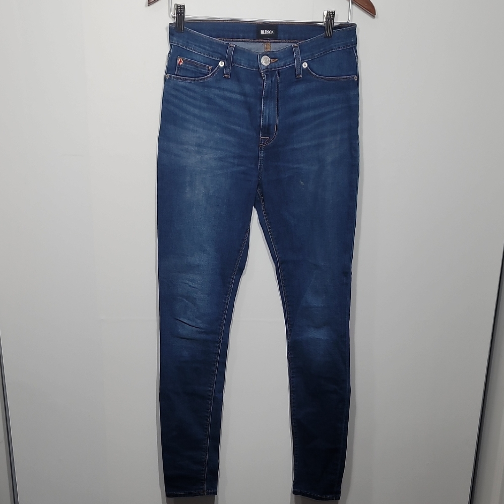 Hudson Jeans Deep Blue Blair Super Skinny Jeans
